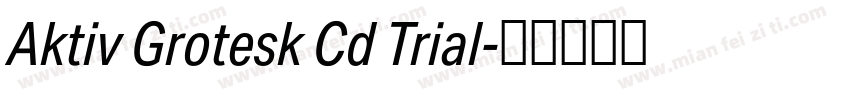 Aktiv Grotesk Cd Trial字体转换